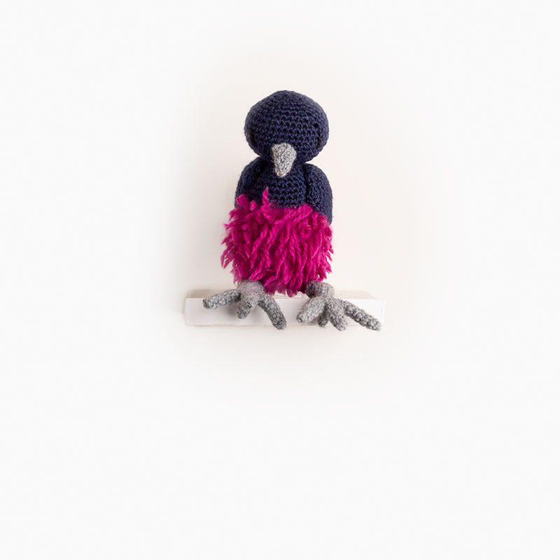 Travis the Pink Robin Crochet Pattern